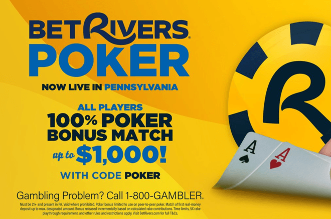 BetRivers online poker Pennsylvania