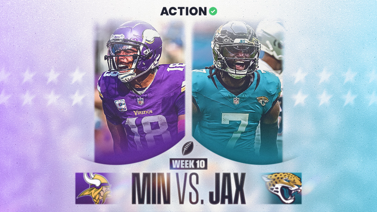 Vikings vs. Jaguars Prediction, Picks, Odds, Best Bets — NFL Week 10 article feature image