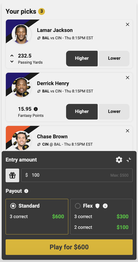 underdog-fantasy-promo-code-screenshot-thursday-november-7