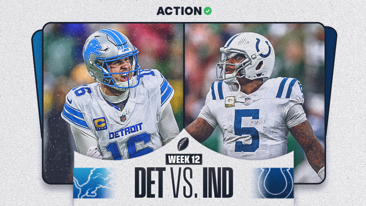 Detroit Lions vs. Indianapolis Colts Prediction, Pick, Odds for NFL Week 12