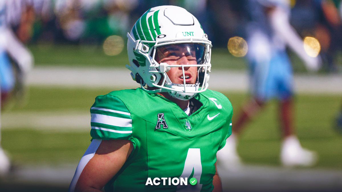 North Texas vs. UTSA: Back Mean Green Image