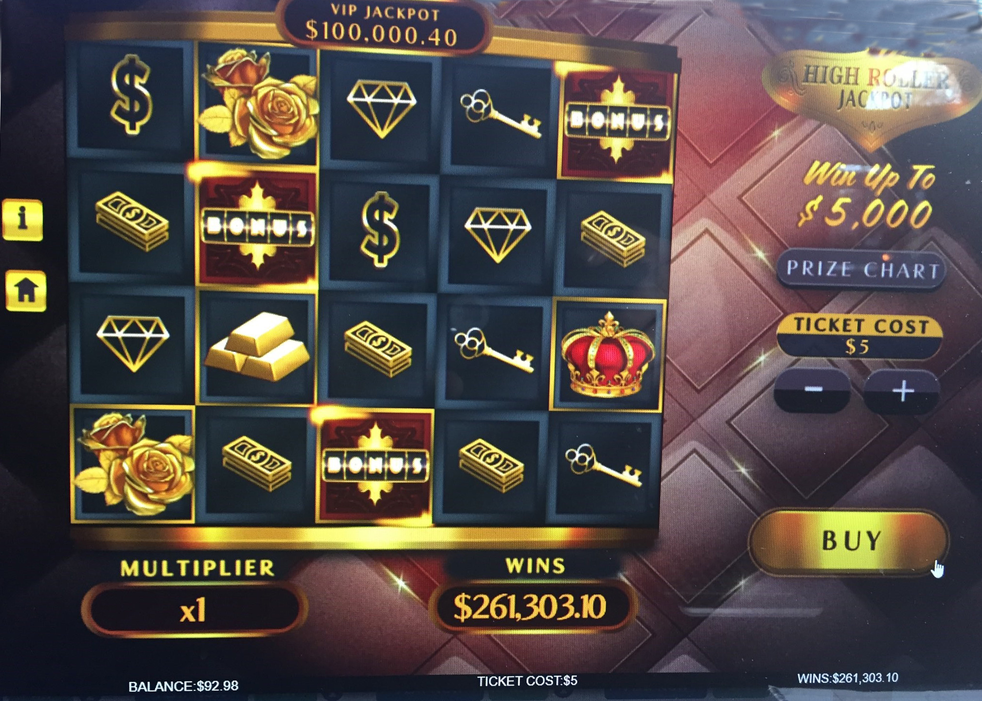 Kentucky man wins $261,303.10 High Roller Jackpot