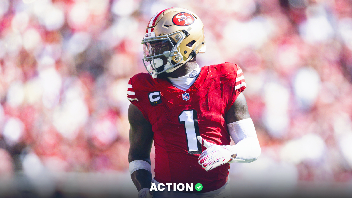 Underdog Fantasy Promo Code TOPACTION Grants 50% Deposit Match, Up to $1,000, for Lions vs 49ers MNF, Any Game Image