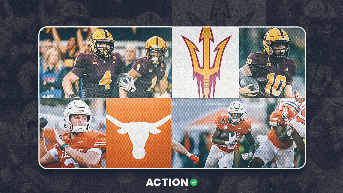 Arizona State vs. Texas Odds, Best Bets: Our Picks for CFP Over/Under, Spread article feature image