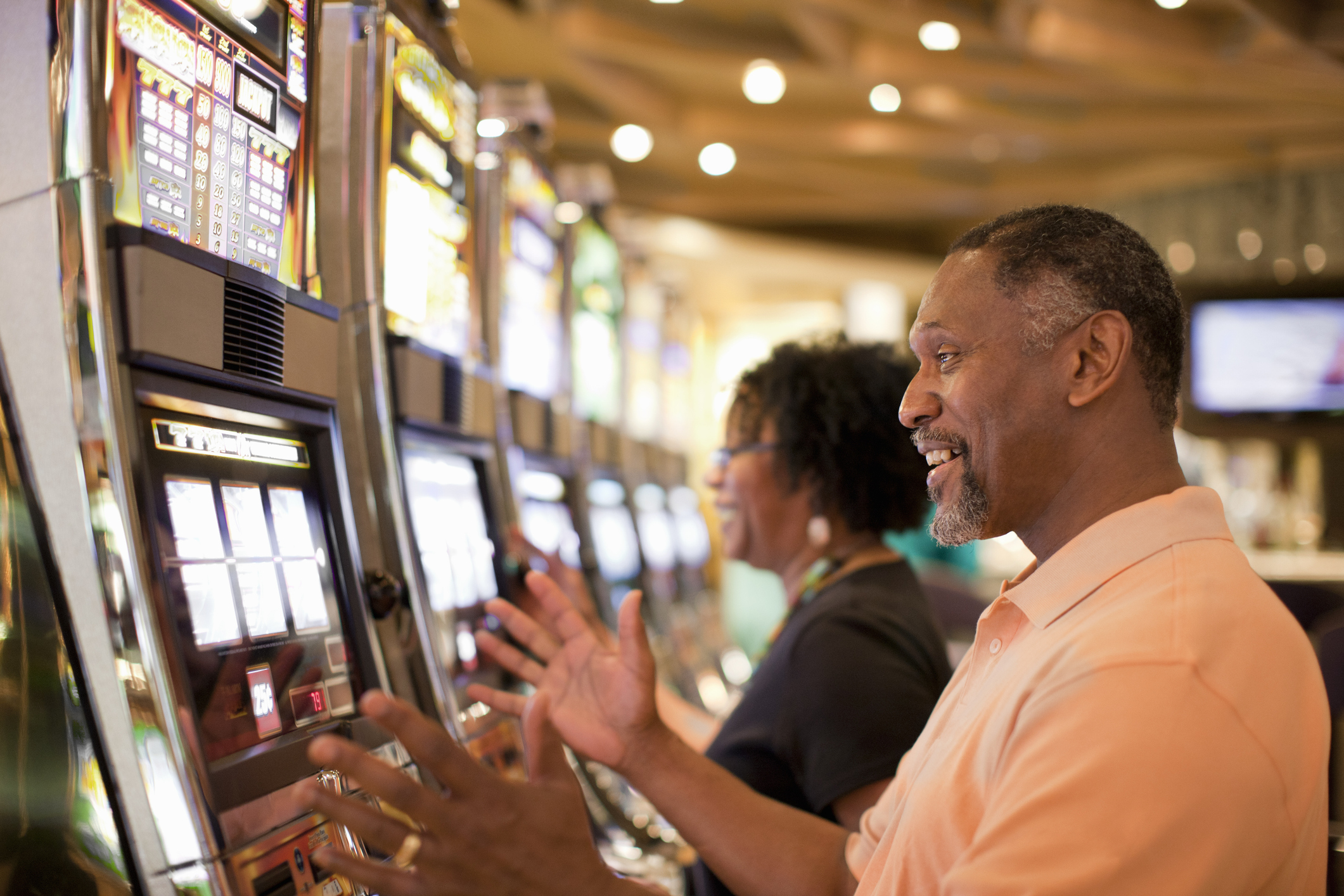 when someone wins a casino jackpot, they are hand paid by an attendant.