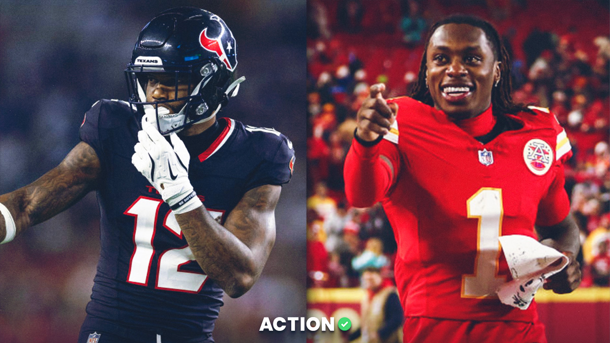 Texans vs. Chiefs Anytime Touchdown Scorers: Nico Collins, Xavier Worthy