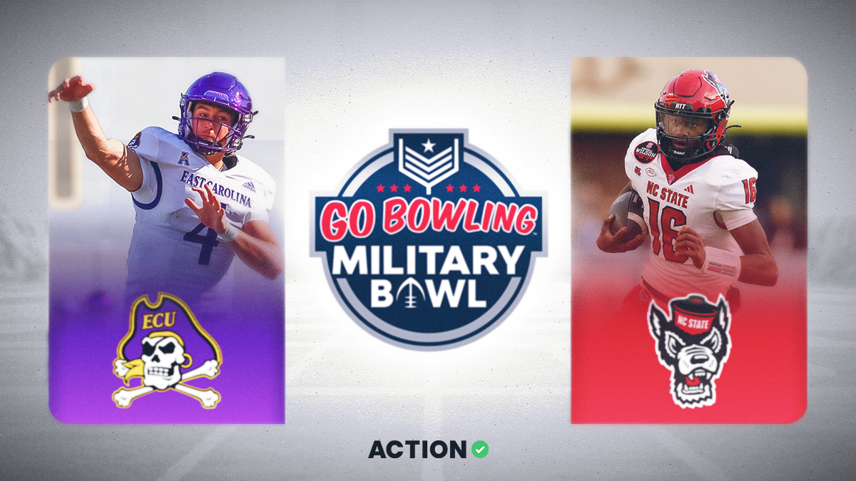 East Carolina vs. NC State Prediction: Odds, Picks, How to Watch Military Bowl — 12/28 article feature image