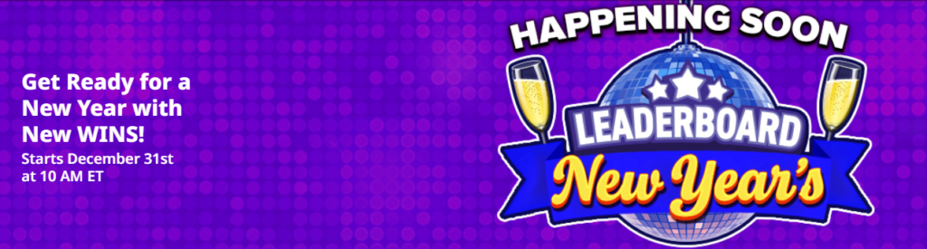 high5 casino NYE leaderboard