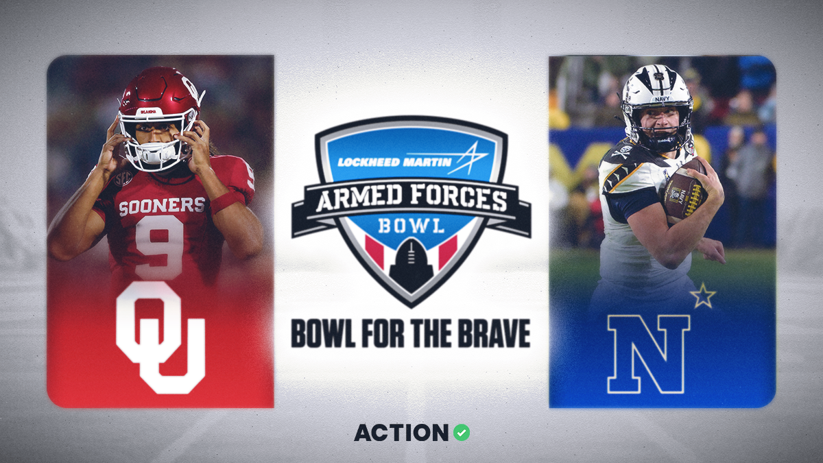 Oklahoma vs. Navy: Back 'Dog in Armed Forces Bowl article feature image