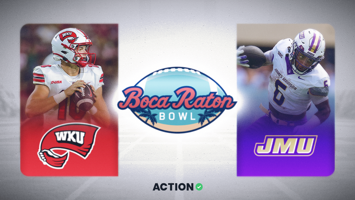 Western Kentucky vs. James Madison: How to Bet Boca Raton Bowl Image