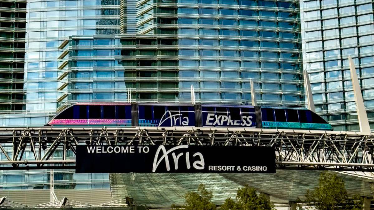 police say the Aria hotel and casino was the scene of an attempted theft by a man using fake checks at the cashier cage