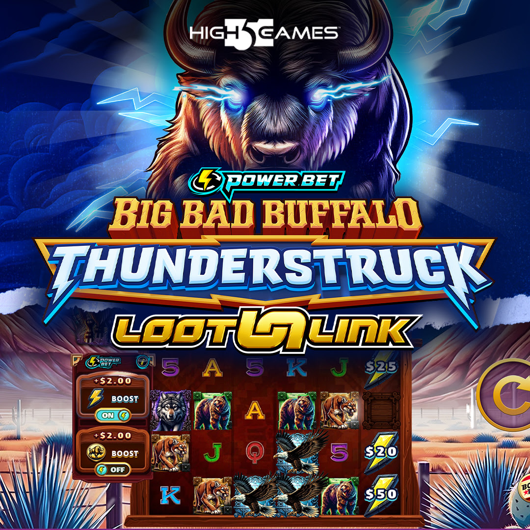 high 5 casino is addling buffalo thunderstruck to its lineup of games.