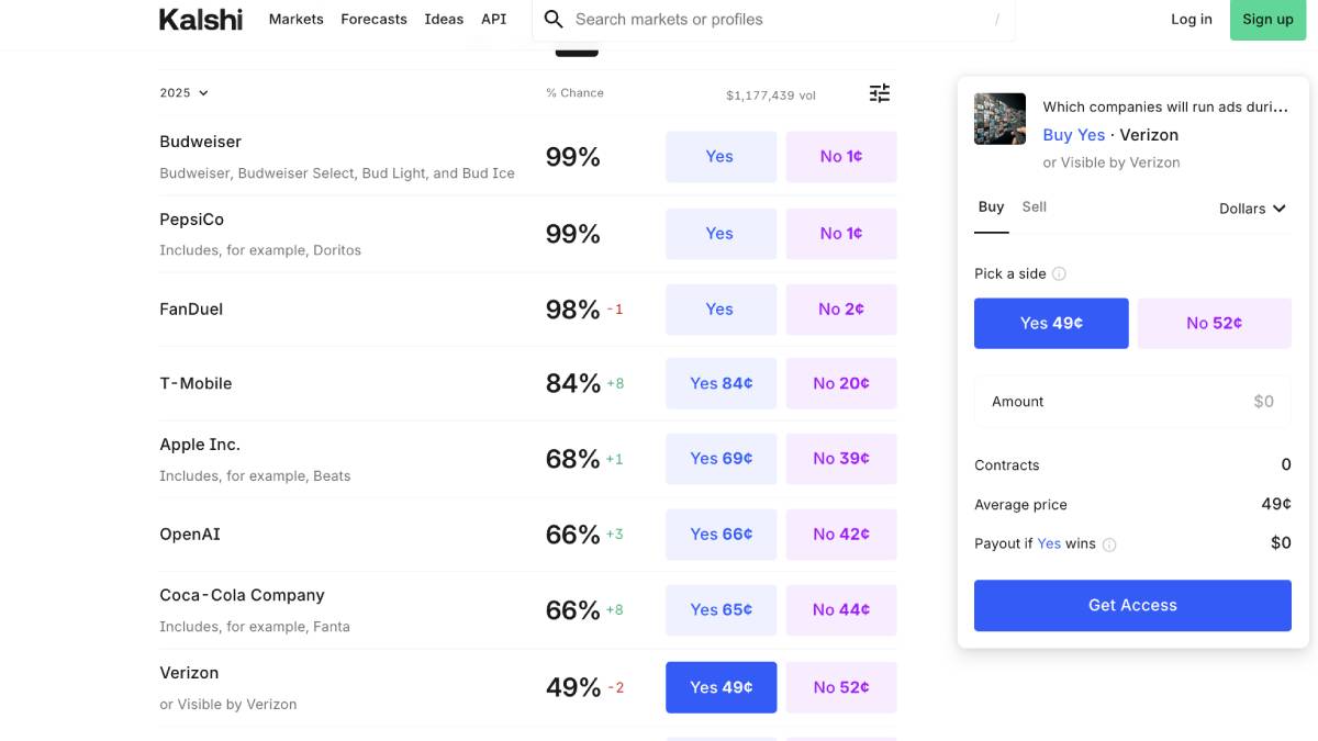 kalshi-super-bowl-commercials-odds