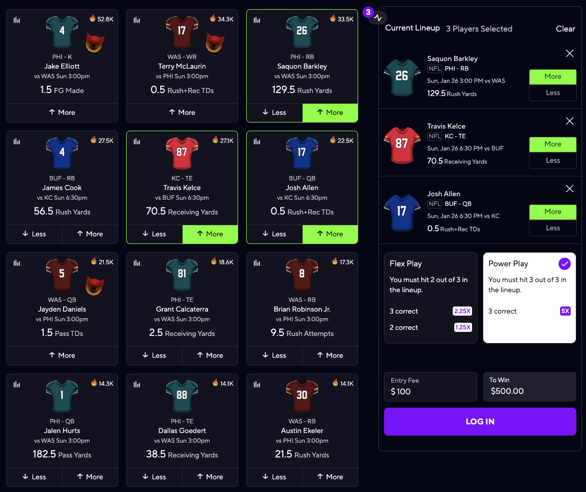 prizepicks-screenshot-nfl-playoffs
