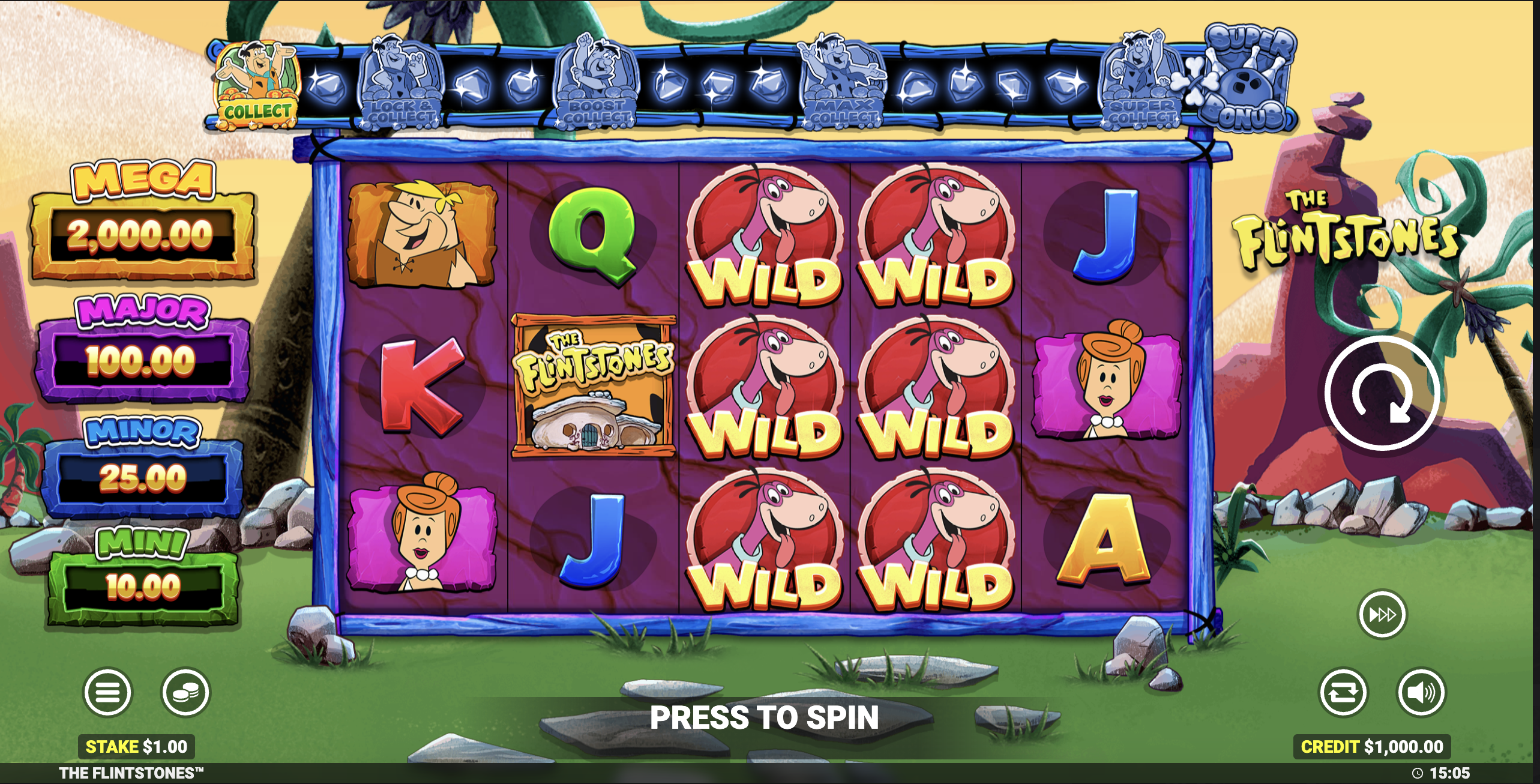 The Flintstones is the most iconic TV show themed slot game on DraftKings Casino.