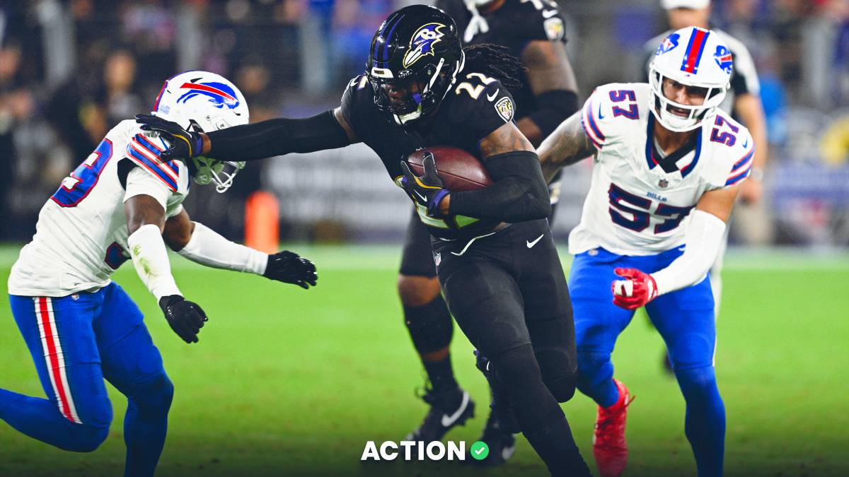 Luck Rankings Model Likes Ravens vs. Bills Total Image