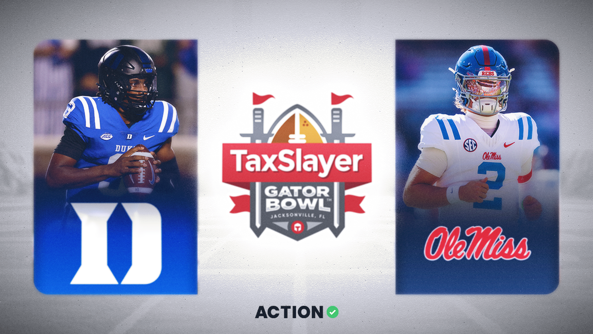 Duke vs. Ole Miss Prediction, Odds, Picks & College Football Betting Preview for Gator Bowl article feature image