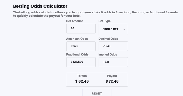 american odds converter