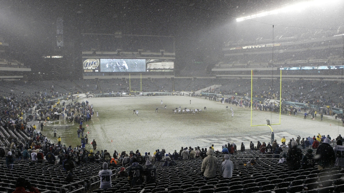 NFL Weather Forecast for Eagles vs Rams Includes Increasing Snow on Sunday