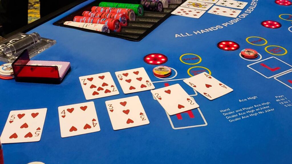 an unidentified player won over $200,000 with a seven card straight flush in pai gow poker at a nevada casino.