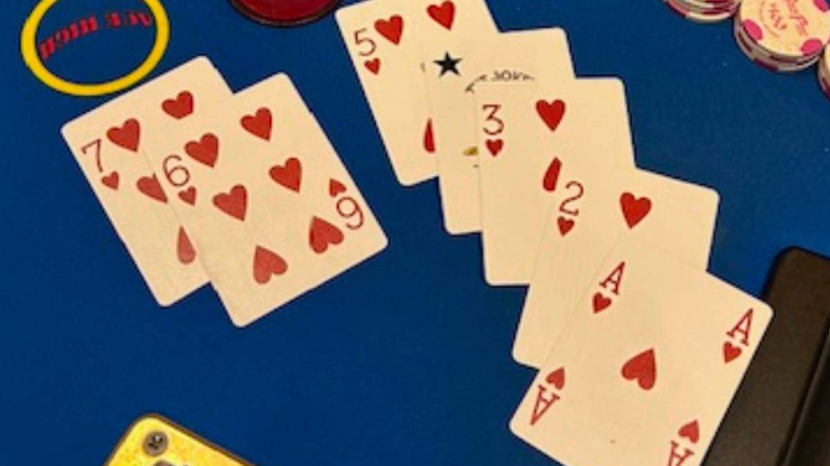 a seven card straight flush in pai gow poker is one of the rarest hands a player can be dealt.