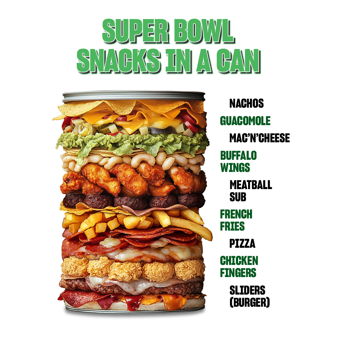 super bowl food without cheese