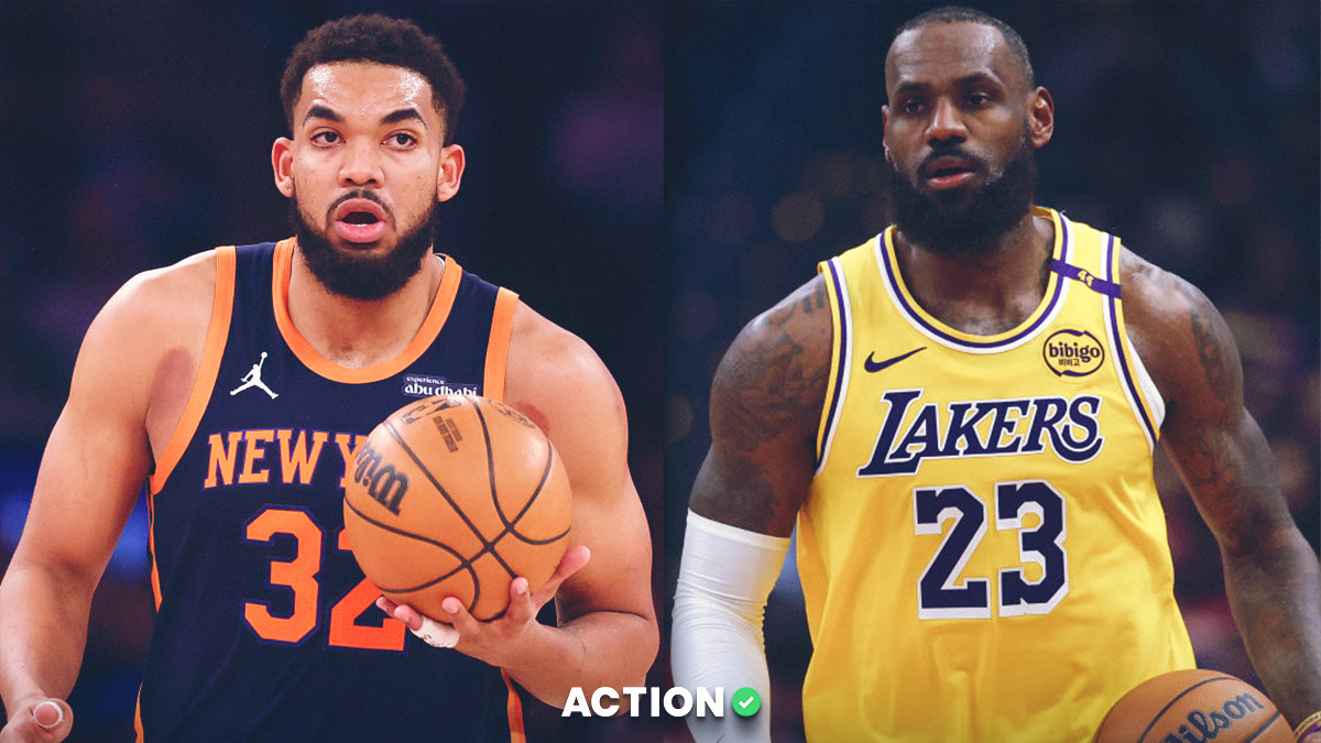 Our +235 Parlay for Knicks vs Lakers article feature image