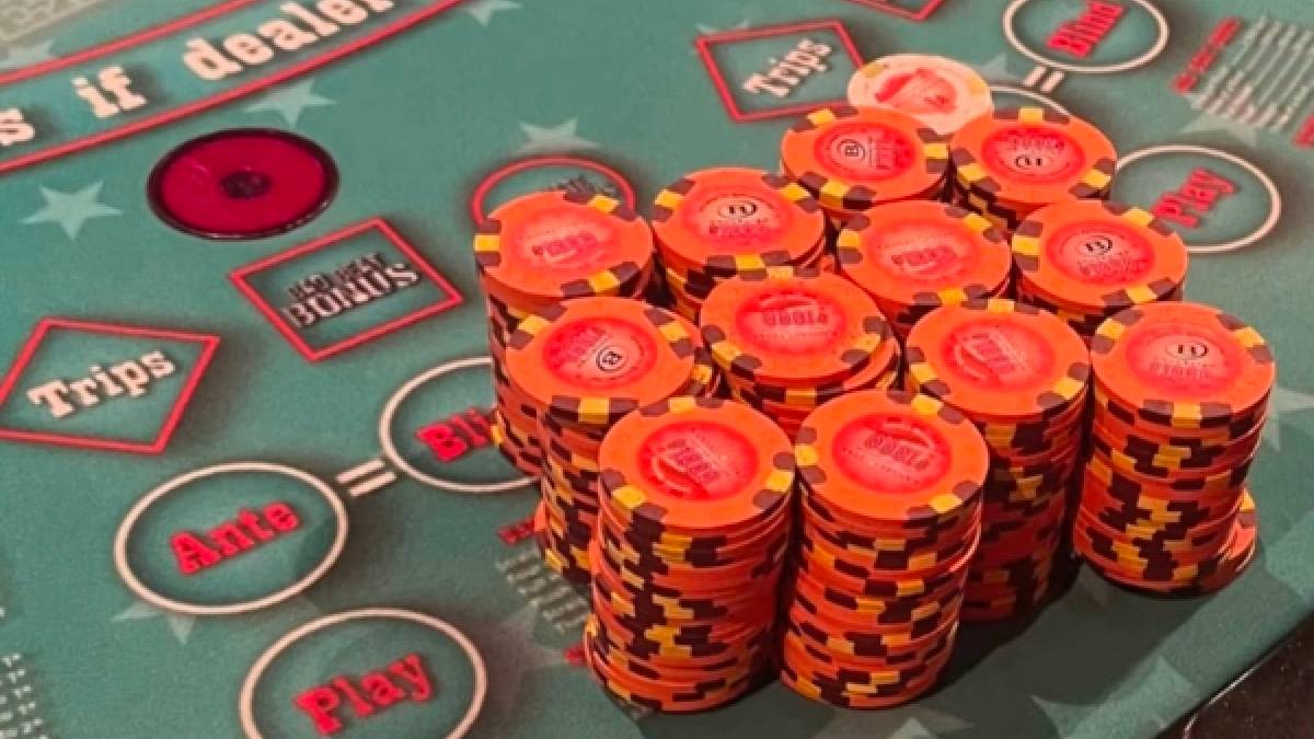 a woman named Seng won the largest progressive jackpot in Kansas Star Casino history playing ultimate texas hold'em against the dealer.