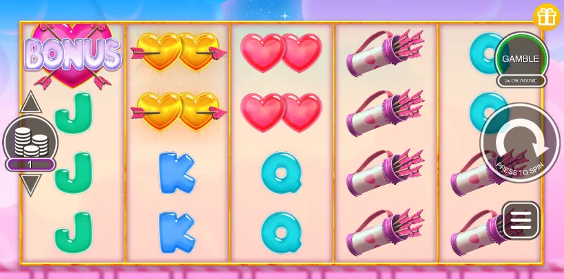 Stacked Valentine Hearts Slot