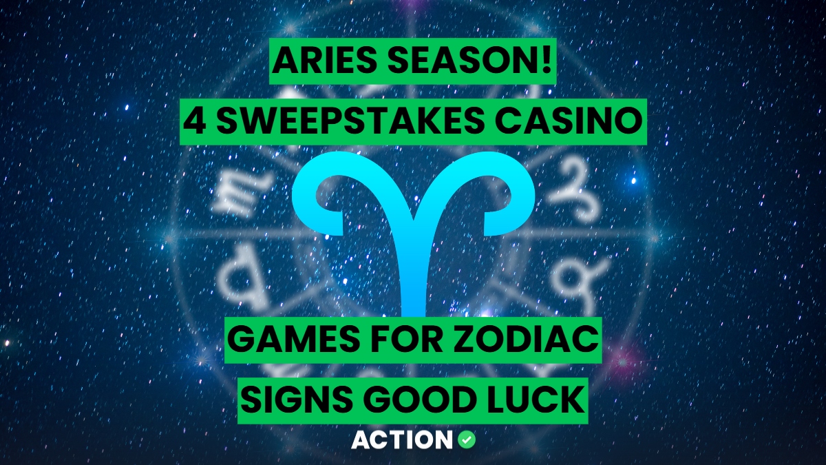 Aries Season! 4 Sweepstakes Casino Games for Zodiac Signs Good Luck article feature image