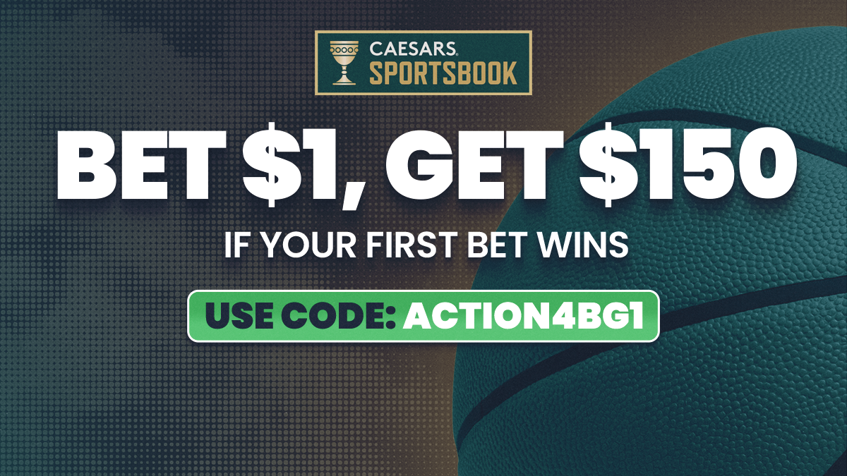 Caesars Sportsbook Promo Code ACTION4BG1: Get $150 in Bonus Bets for March Madness, Drake vs. Missouri, Any NCAAB Game article feature image