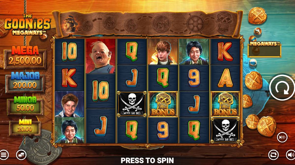 if you have a draftkings promo code you can use it to try the new slot game that is all about the 1980s film The Goonies, including one-eyed willie and all the gang.