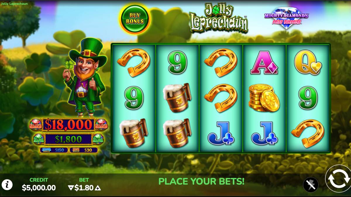 a new slot game at DraftKings Casino is Jolly Leprechaun which revolves around Irish folklore and the pursuit of good fortune.