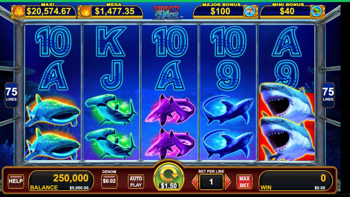 one of the new slot games at DraftKings Casino takes you to the depths of the ocean to go shark hunting. 