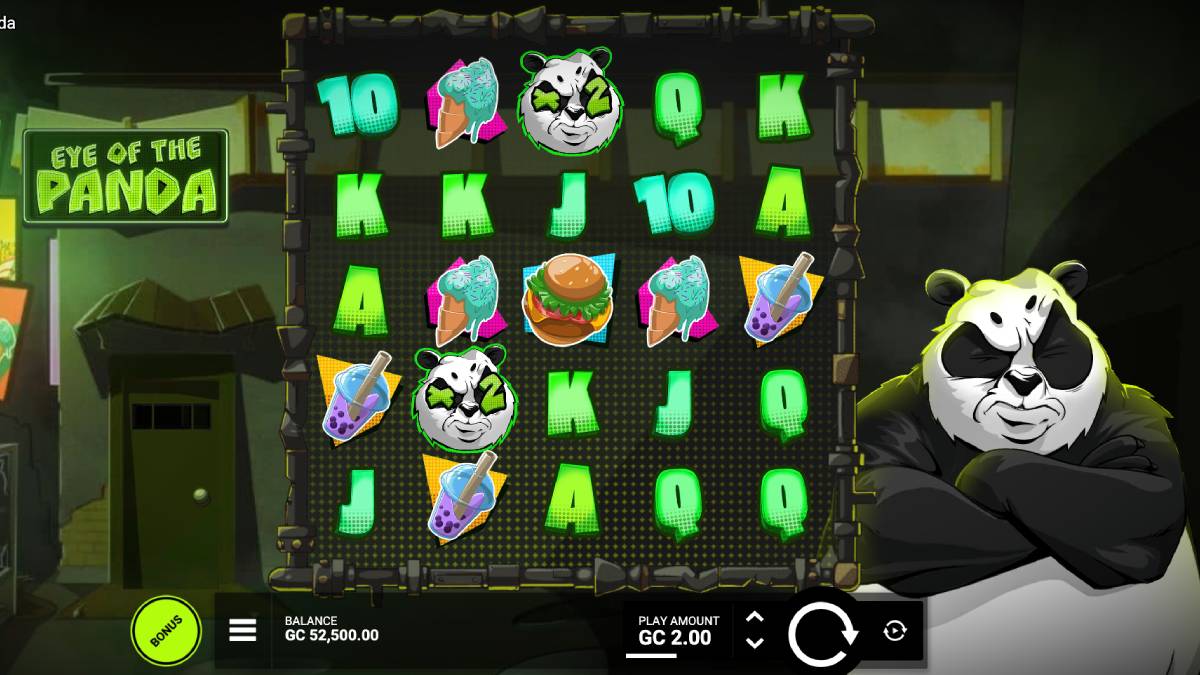 sweepstakes casinos love adding panda-themed slot machine games like eye of the panda for people to play on national panda day, or any day for that matter. 