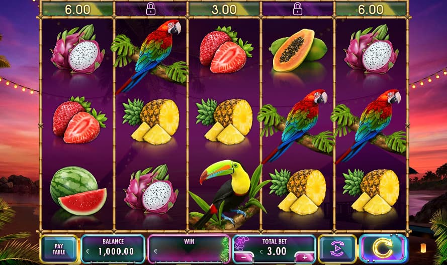 Flamingo Paradise is an online slot game with a Florida Keys aesthetic