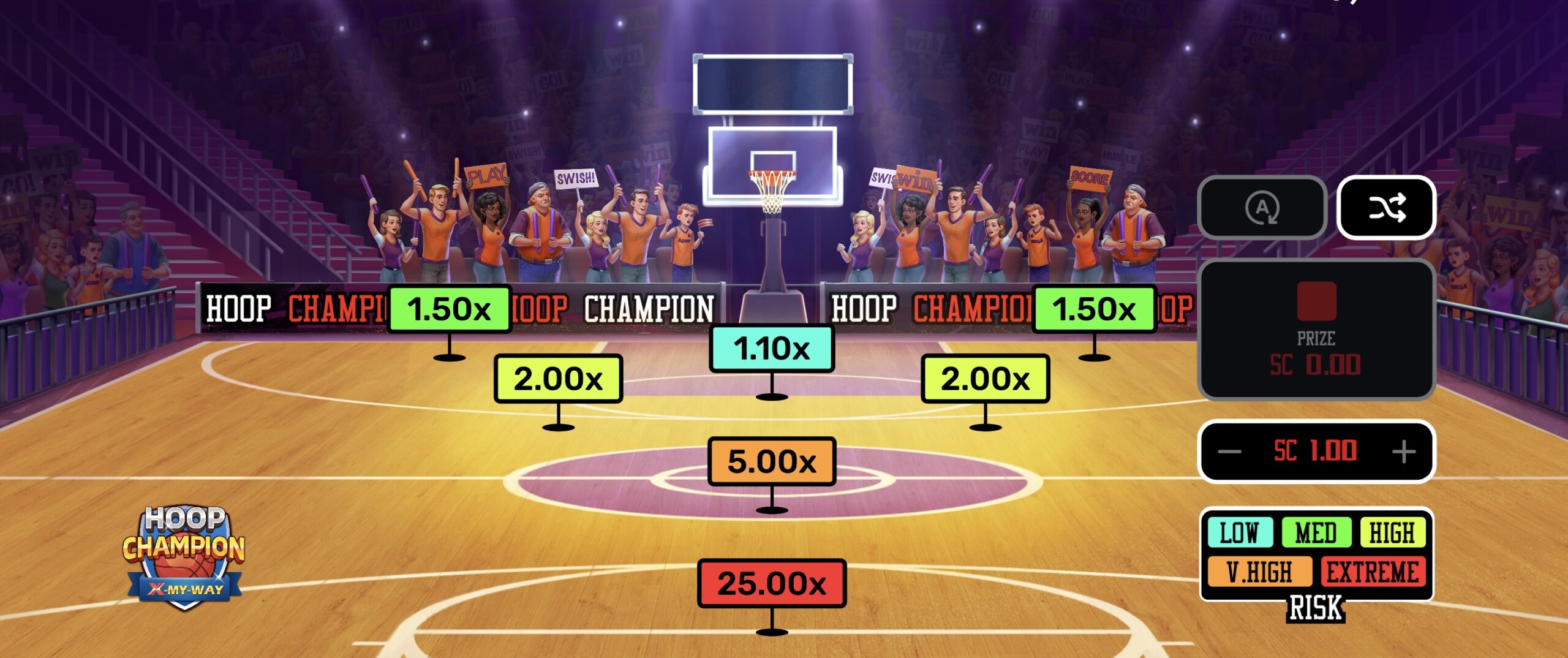 hoop champion makes the list of sweepstakes casinos with basketball games because it is more than a slot machine.