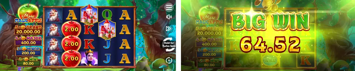 More Magic Apple Slot Sweepstakes Casino Game
