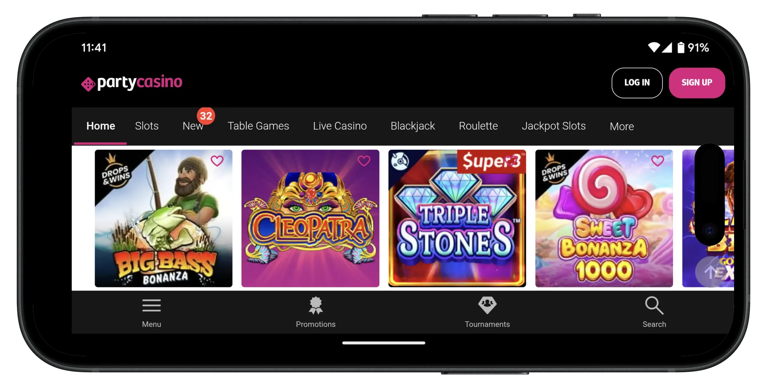 PartyCasino NJ Slots