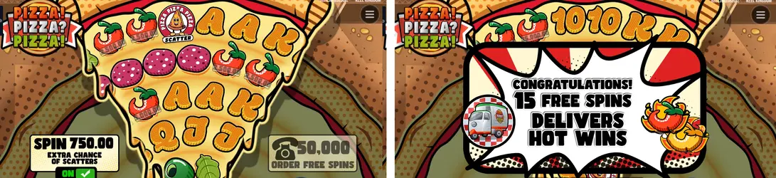 Pizza Pizza Pizza Slot Sweepstakes Casino Game
