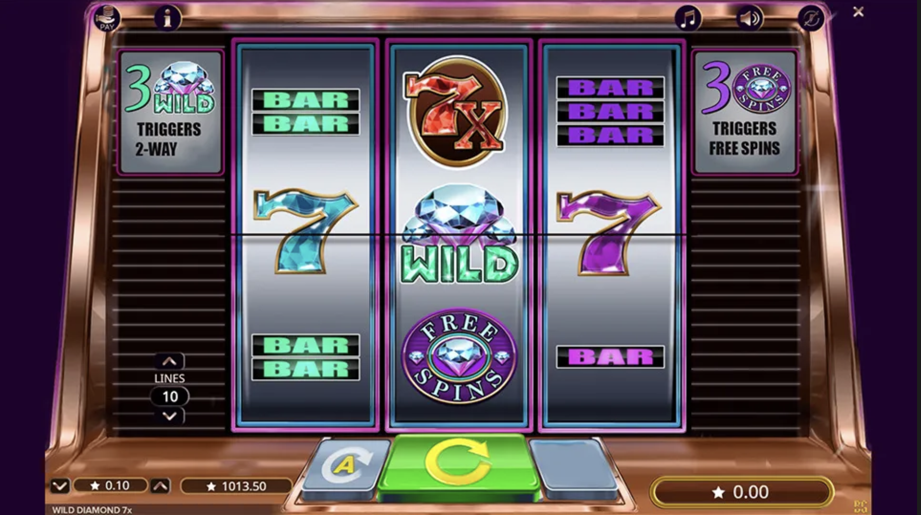 Diamond 7x Slot Game