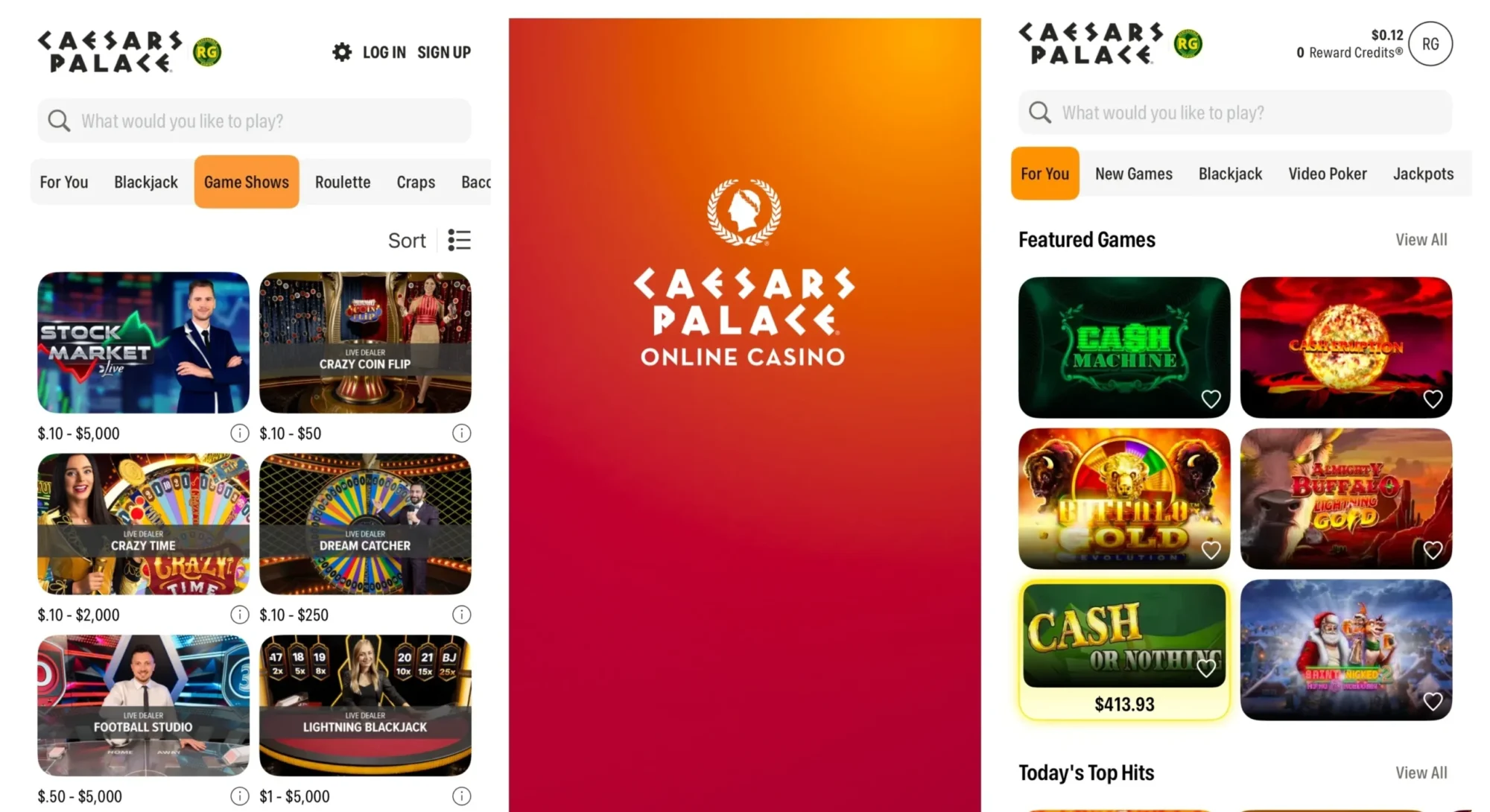 A look at the Caesars Palace Online Casino App