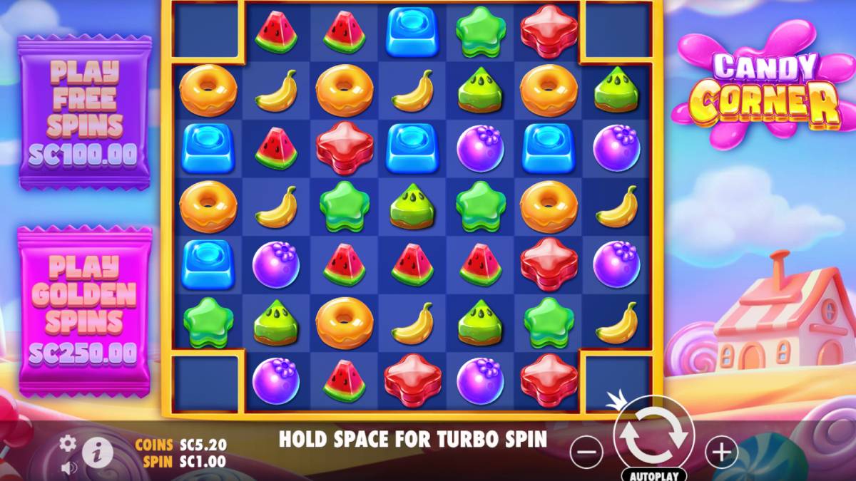 the social casino game that will give you a sugar rush is candy corner. 