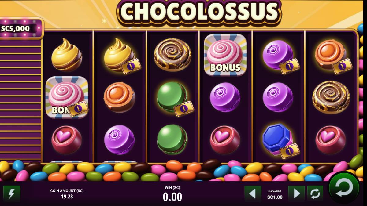 chocolossus is a sweepstakes casino game that will get you thinking about easter candy and chocolate bunnies.