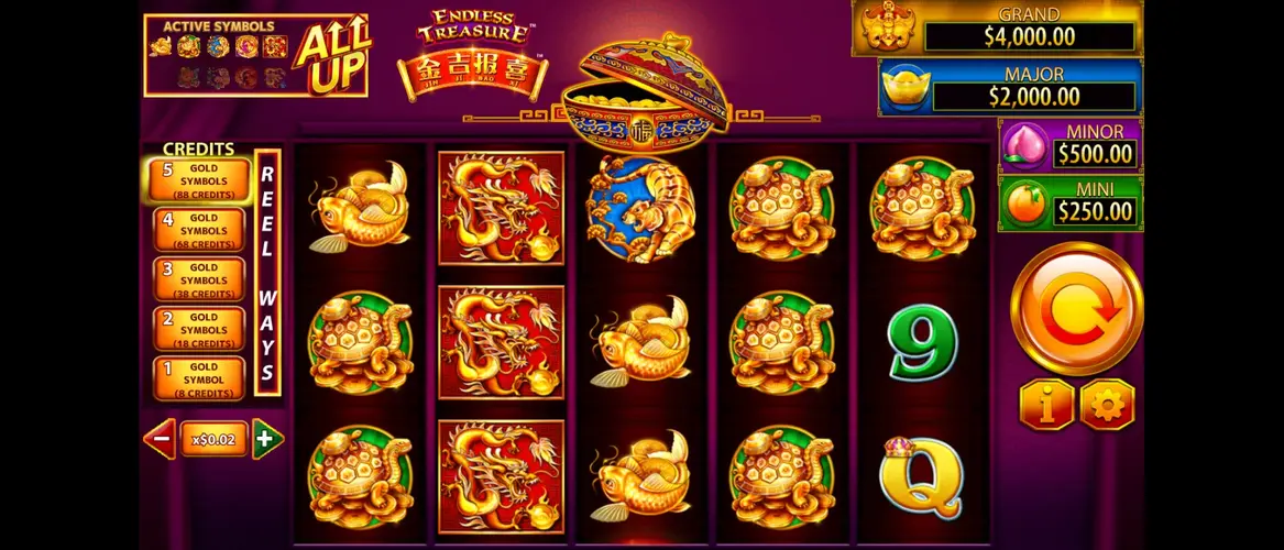Golden Nugget Casino Jin Ji Bao Xi Endless Treasures Slot