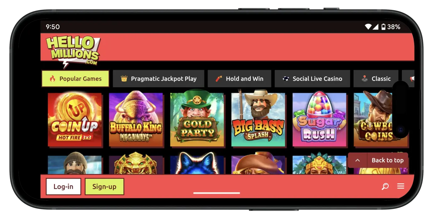 Hello Millions Sweeps Casino