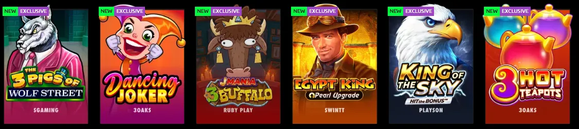 Play New & Exclusive Casino Games at McLuck