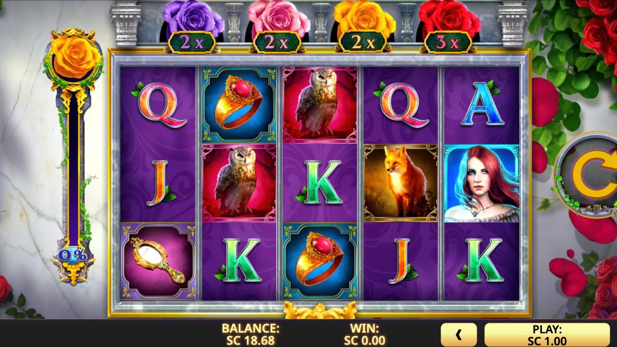 timeless rose is a sweepstakes casino game that will remind you of the masters tournament because of all of the nice flowers.