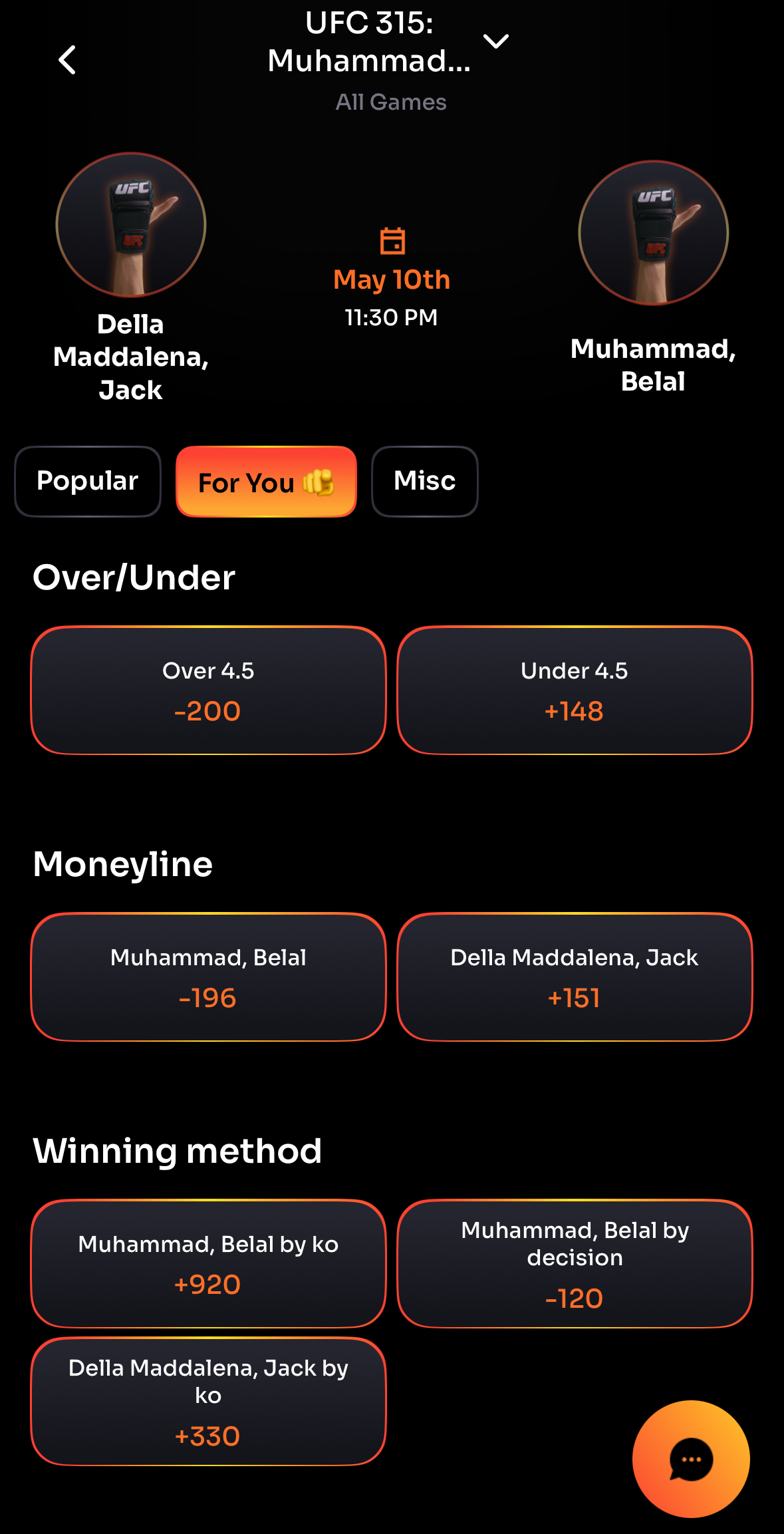 how-to-bet-ufc-315-without-dk-fd