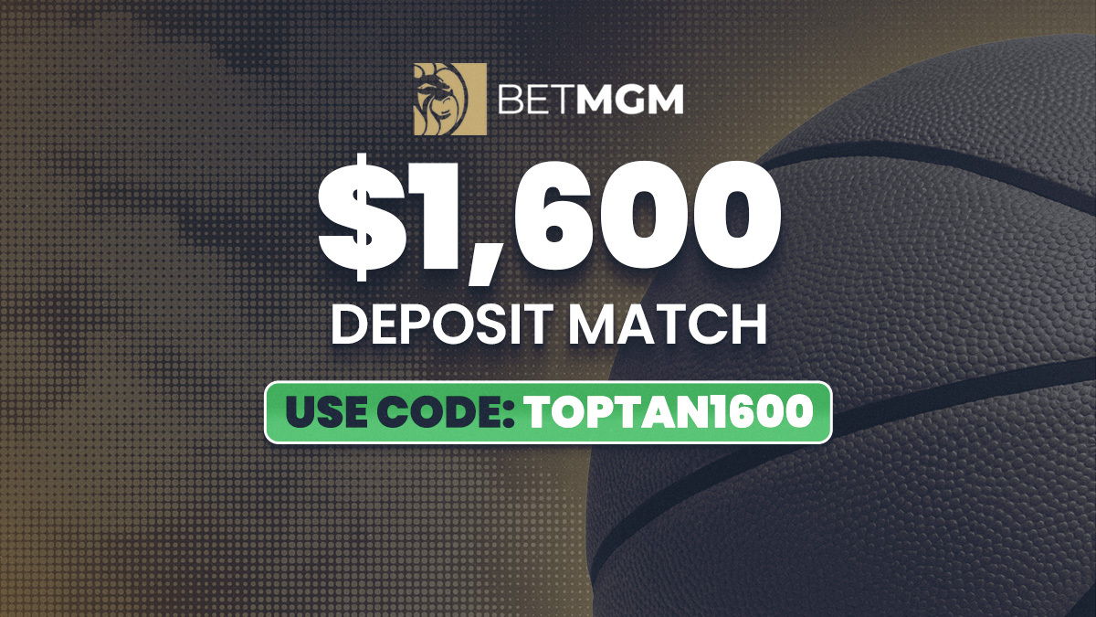 BetMGM Bonus Code TOPTAN1600: Claim $1,600 Deposit Match Offer for NBA Playoffs, Any Game Today Image